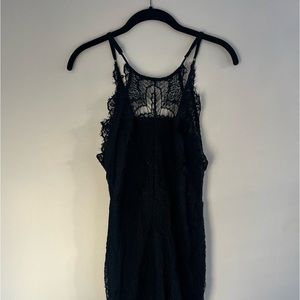 Black Lace Free People Dress